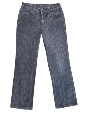 NYDJ Not Your Daughter's Jeans Women's Straight Leg 5 Pocket Blue Size 8P
